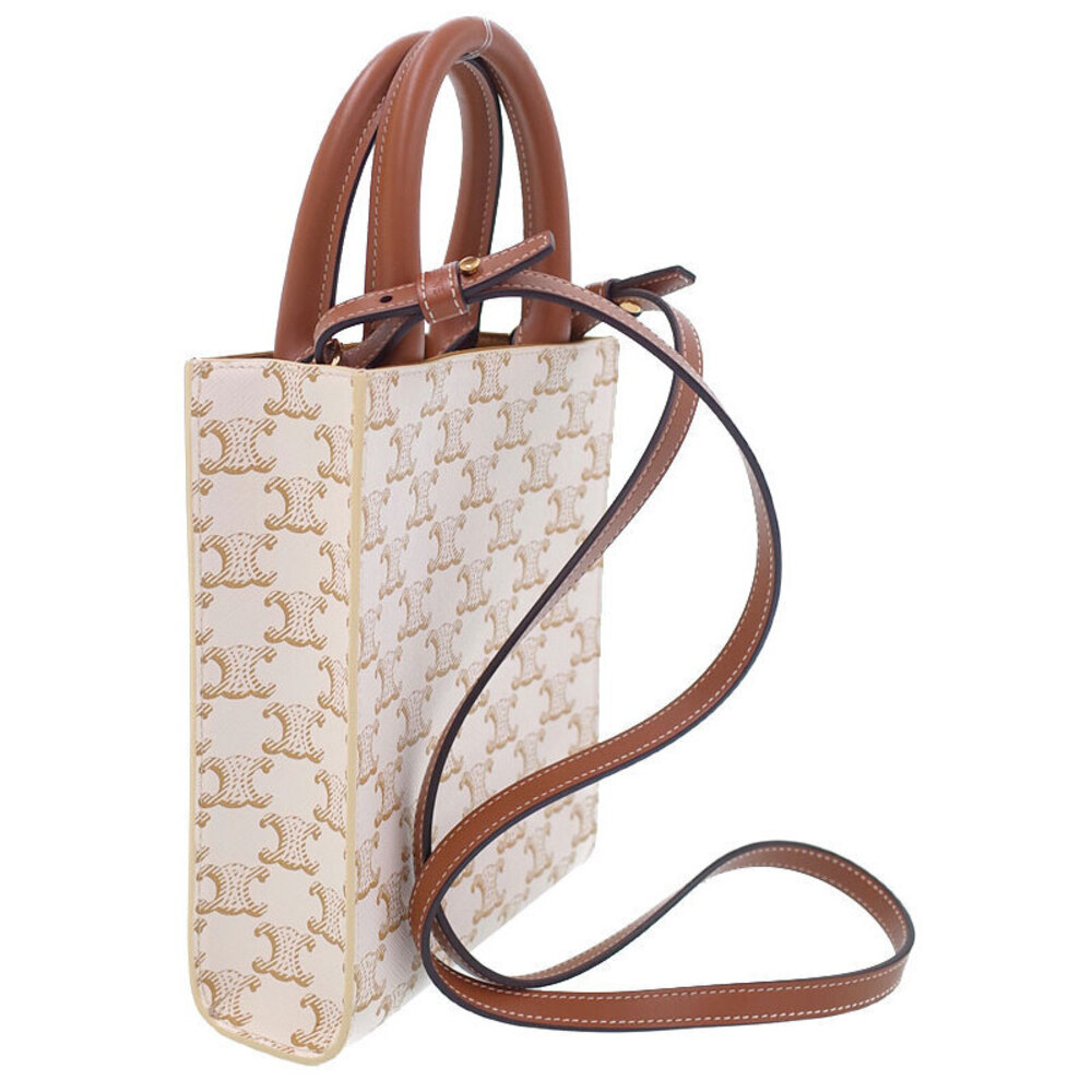 Celine Triomphe Canvas Vertical Cabas Bag - Picture 2 of 9